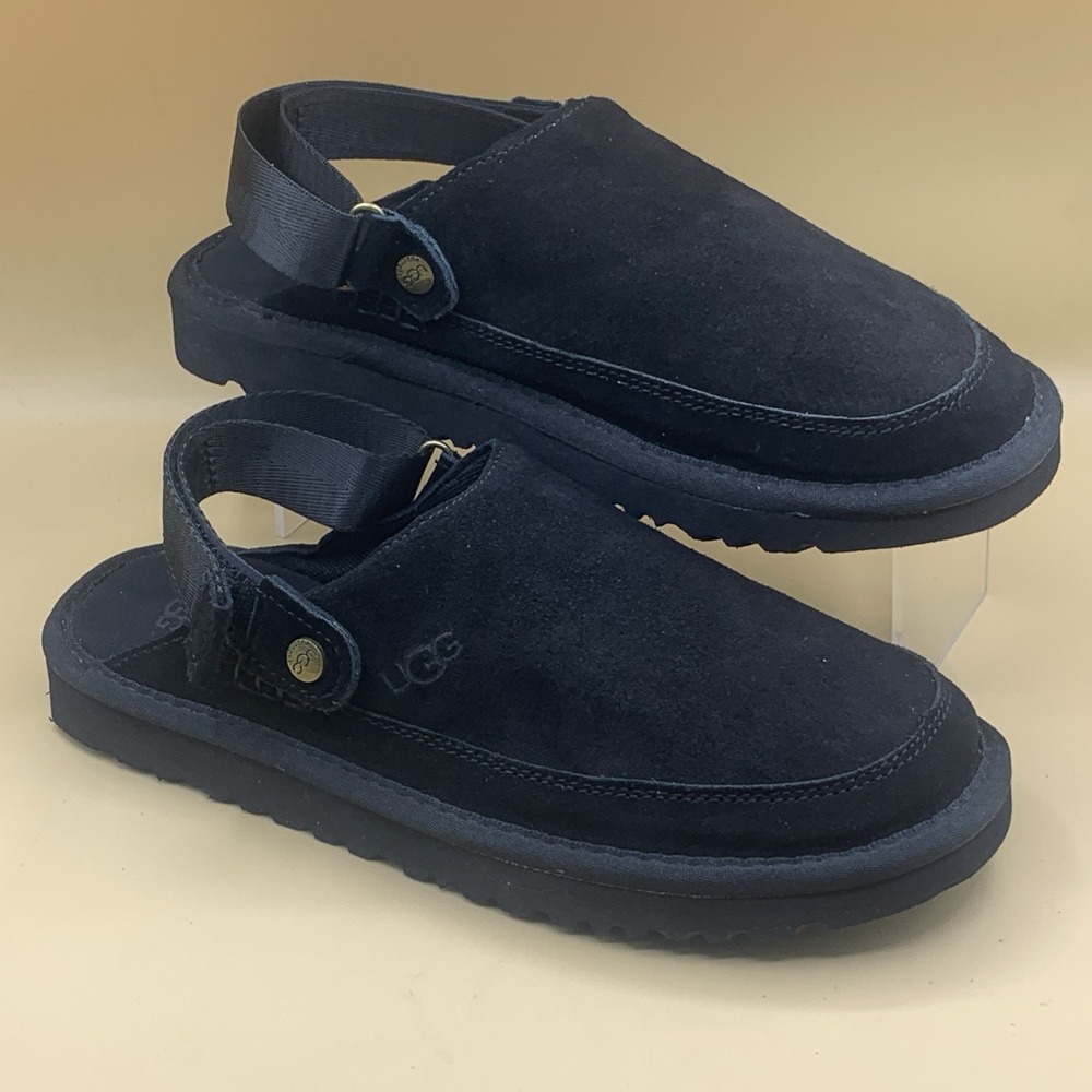 UGG Women's Goldenstar Clogs Adjustable Heel Strap in Black - Size US 9